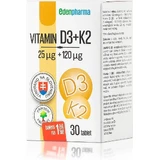 ЕДЕНФАРМА ВІТАМІН D3+K2 1×30 таблеток, дієтична добавка