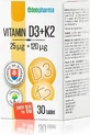 ЕДЕНФАРМА ВІТАМІН D3+K2 1×30 таблеток, дієтична добавка