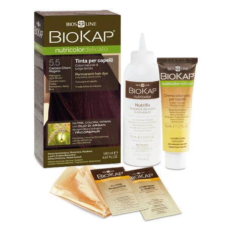 Biokap Nutricolor Delicato, краска для волос, 5.05 лесной каштан, 140 мл: цены и характеристики