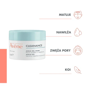 Avene Cleanance Aqua-gel, матирующий гель для кожи, 50 мл