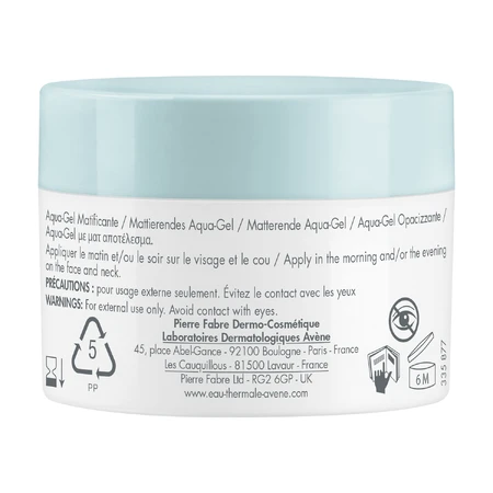 Avene Cleanance Aqua-gel, матирующий гель для кожи, 50 мл: цены и характеристики