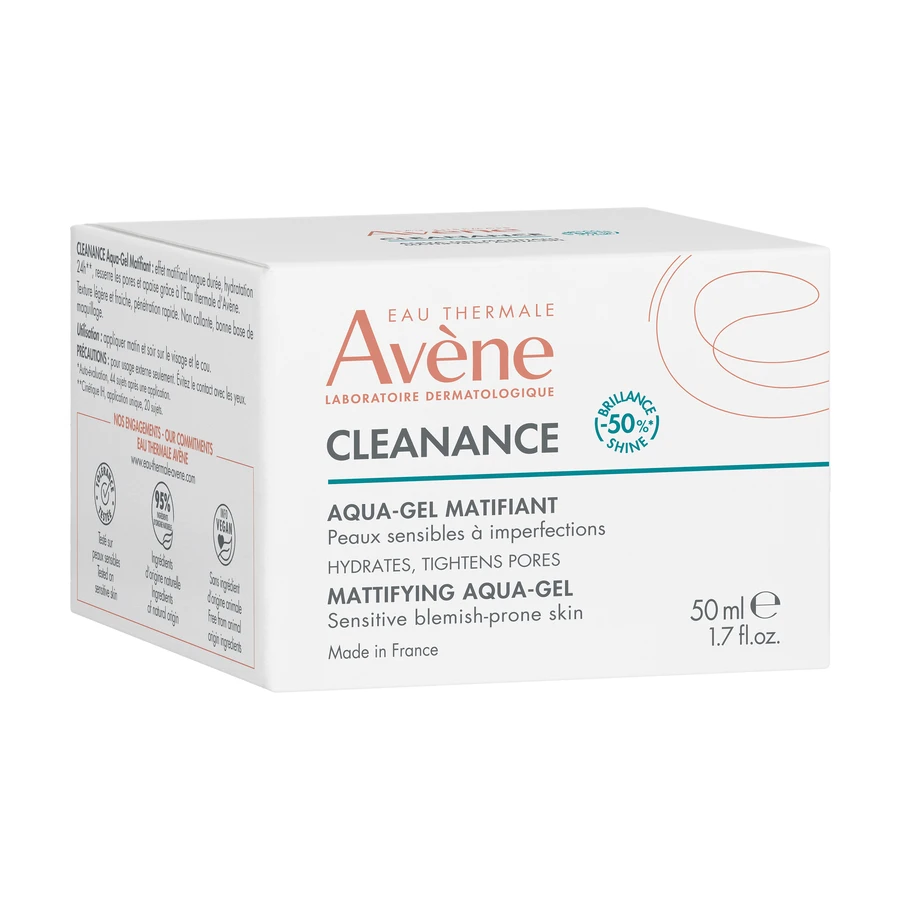 Avene Cleanance Aqua-gel, матирующий гель для кожи, 50 мл: цены и характеристики