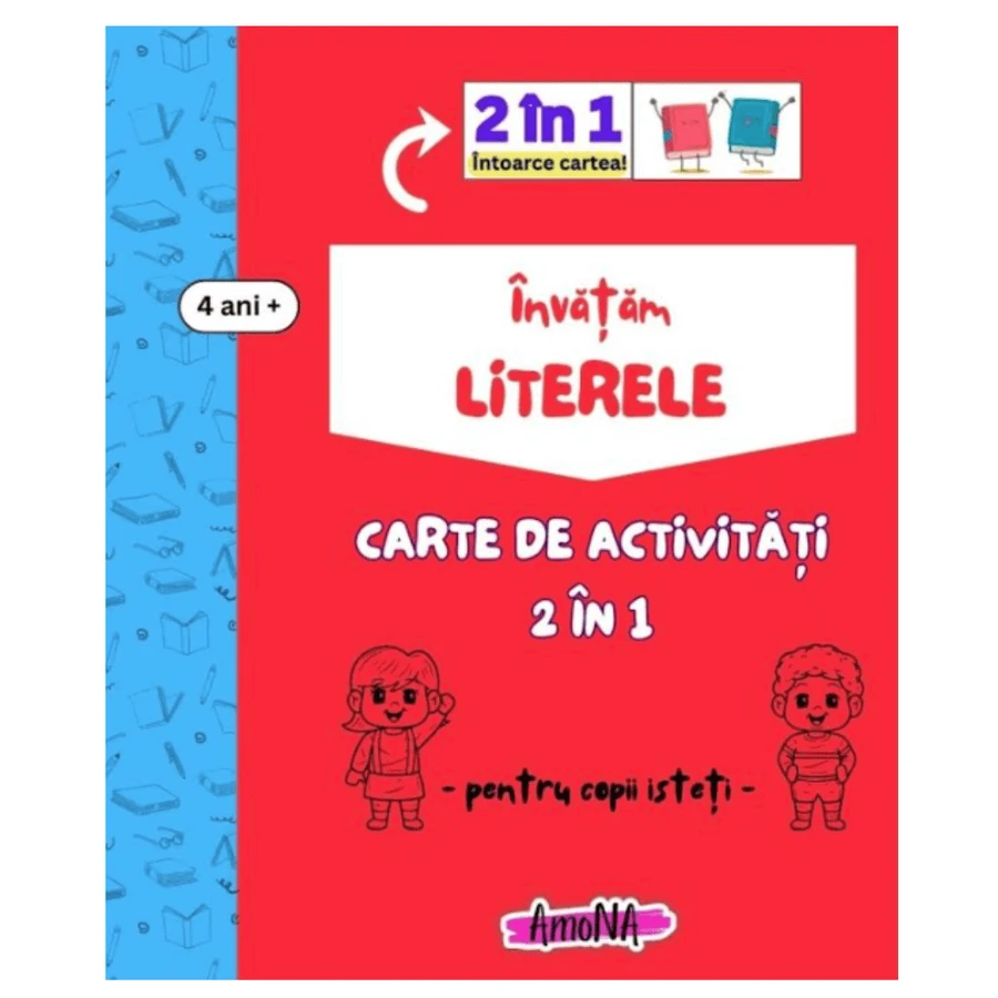 Activity Book 2в1 Учим буквы, +4 года, Amona: цены и характеристики