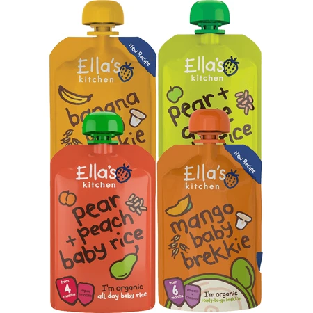 Ella's Kitchen BIO Микс фруктовых закусок 4 х 110 г: цены и характеристики