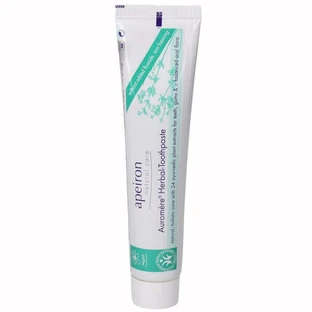 Apeiron Auromere, зубна паста з 24 аюрведичними травами, без фтору, агодна, 75 мл