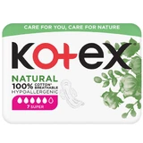 Прокладки щоденні Natural Super, 7 штук, Kotex