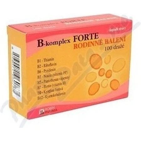 RosenPharma B-Komplex FORTE Семейная упаковка 1×100 шт, драже: цены и характеристики