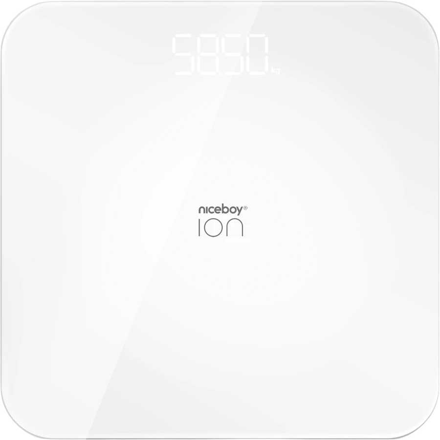 Niceboy ION FitScale Цифровые персональные весы белые: цены и характеристики