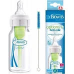 Dr.BROWN'S DOG FAA OPTIONS+ 120 мл 1×1 шт, узкий, 0M+, антиколиковый, пластик, белый: цены и характеристики