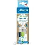 Dr.BROWN'S DOG FAA OPTIONS+ 120 мл 1×1 шт, узкий, 0M+, антиколиковый, пластик, белый: цены и характеристики