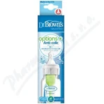 Dr.BROWN'S DOG FAA OPTIONS+ 120 мл 1×1 шт, узкий, 0M+, антиколиковый, пластик, белый: цены и характеристики