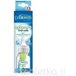 Dr.BROWN'S DOG FAA OPTIONS+ 120 мл 1×1 шт, узкий, 0M+, антиколиковый, пластик, белый: цены и характеристики