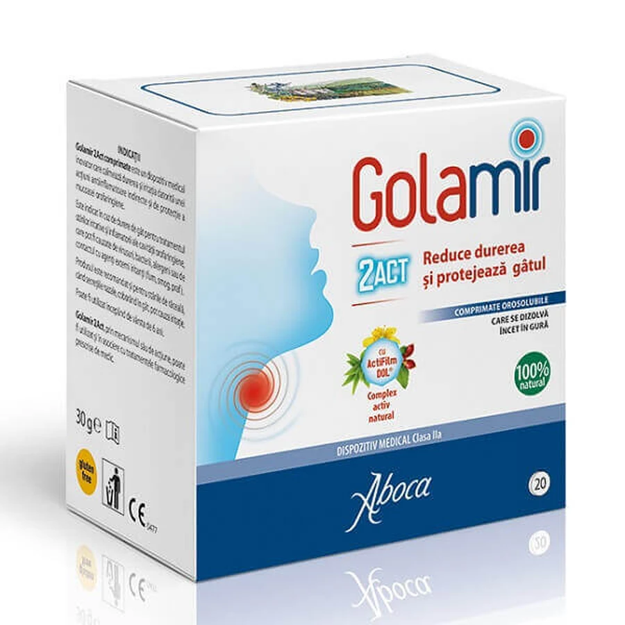 Голамір 2Акт Aboca Golamir 2Act, 20 таблеток: ціни та характеристики