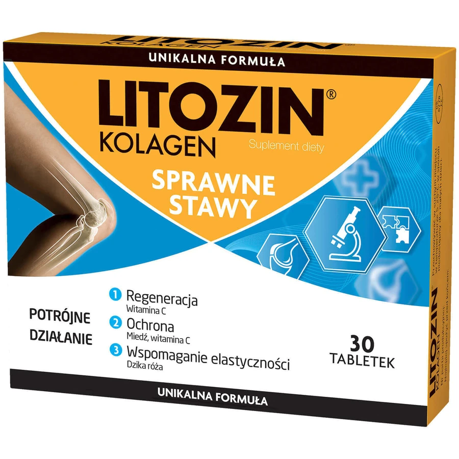 Литозин Коллаген Orkla Health Litozin Collagen, 30 таблеток: цены и характеристики