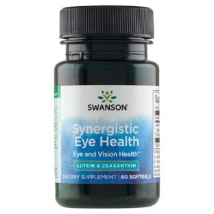 Swanson Synergistic Eye Health, лютеин и зеаксантин, 60 капсул