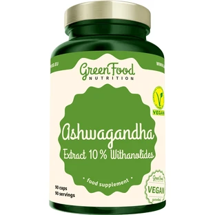 GreenFood Nutrition Екстракт ашвагандхи 10% з вітанолідами 90 капсул