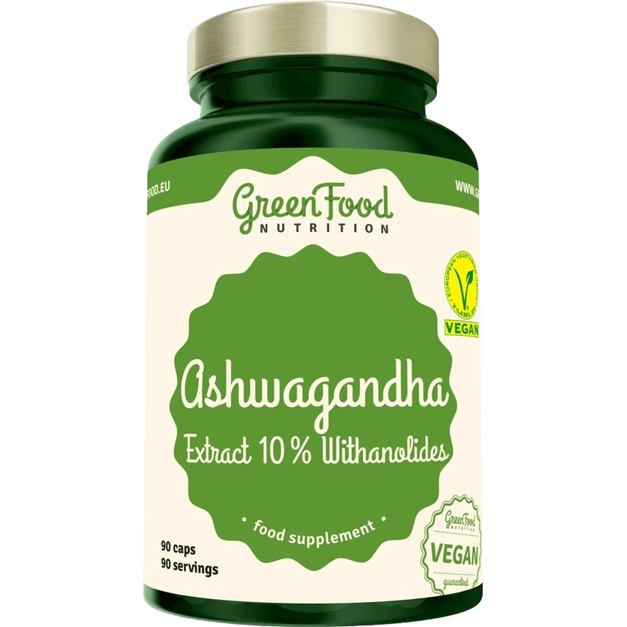 GreenFood Nutrition Екстракт ашвагандхи 10% з вітанолідами 90 капсул: ціни та характеристики