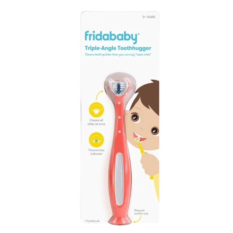 Frida Baby Tooth Hugger 3D, зубна щітка для немовлят, рожева, від 2 років, 1 шт.: ціни та характеристики
