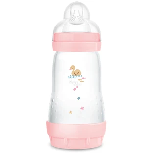 MAM Perfect Start Anti-Colic, пляшечка проти кольок, з силіконовою соскою, Sealife, для дівчаток, від 2 місяців, 260 мл