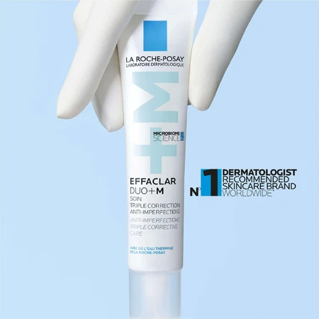 La Roche-Posay LRP Effaclar DUO+ M - потрійний ефективний засіб проти недосконалостей для шкіри, схильної до акне 40 мл: ціни та характеристики