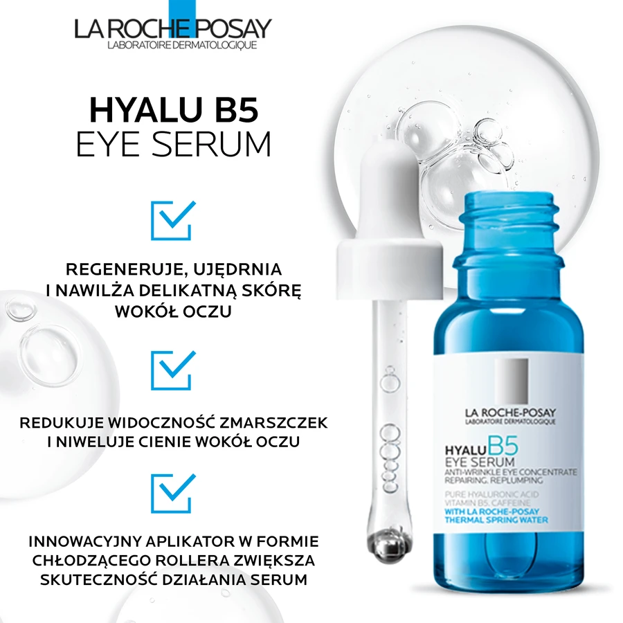 Сироватка для повік La Roche-Posay Hyalu B5, 15 мл: ціни та характеристики