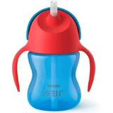 Чашка Philips Avent з соломинкою від 9 місяців з ручками, хлопчик, 200 мл