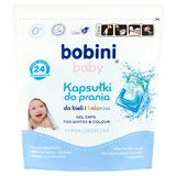 Bobini Baby, капсулы для стирки, гипоаллергенные, для белых и цветных, с 1 дня жизни, 24 штуки