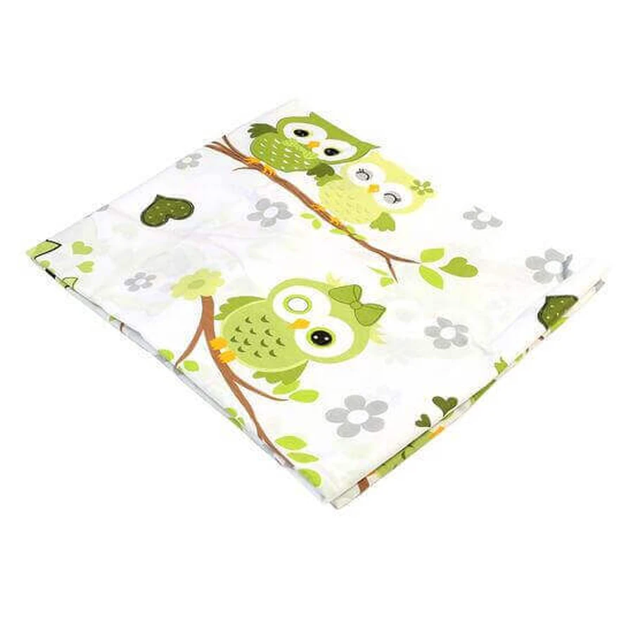 Простыня с элестиком, Зеленая сова, 120x60, Baltic Bebe: цены и характеристики