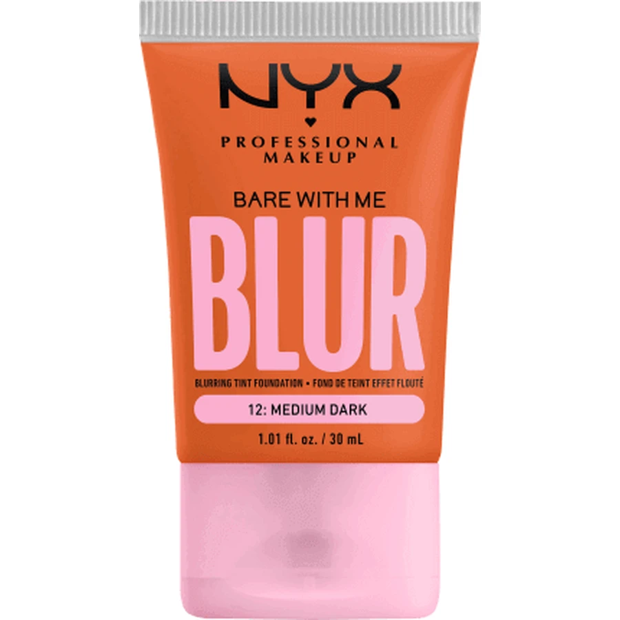 Nyx Professional MAKEUP Foundation Bare With Me Blur Tint 12 Medium Dark, 30 мл: цены и характеристики