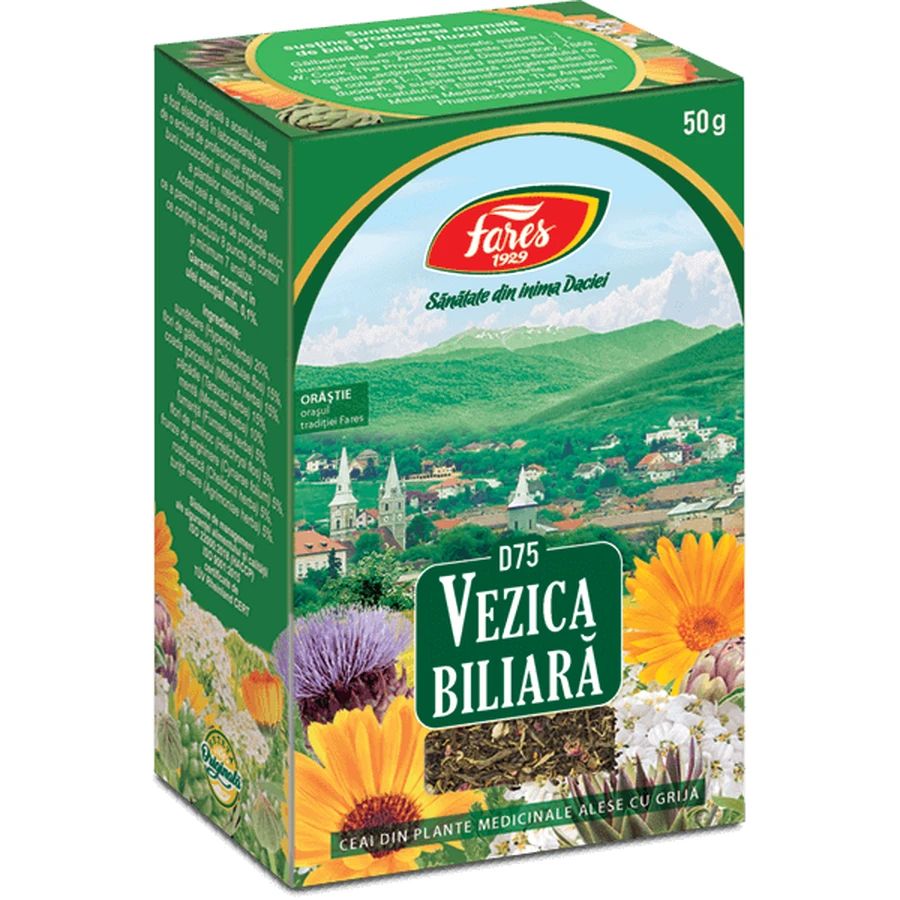 Чай з жовчного міхура, D75, 50 г, Fares: ціни та характеристики