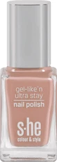 S-he color&style Гель-лак для нігтів Gel-like'n ultra stay 322/272, 10 мл