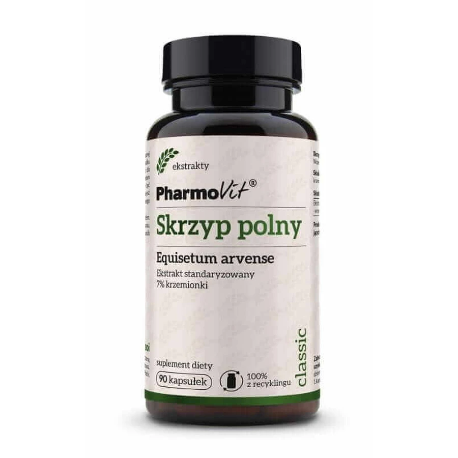 Екстракт хвоща польового стандартизований 7% кремнезему 90 капсул Pharmovit Classic: ціни та характеристики
