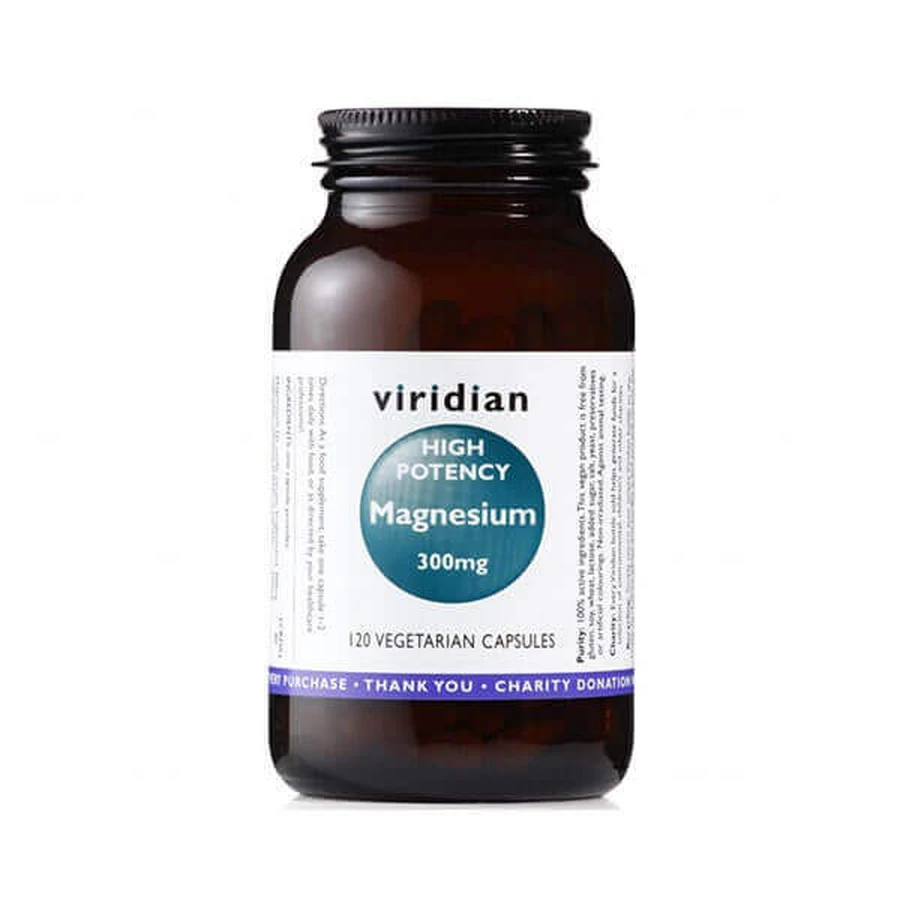 Viridian High Potency Magnesium, магний 300 мг, 120 капсул: цены и характеристики