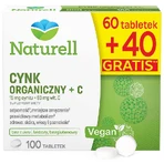 Naturell Organic Zinc + C, 60 таблеток + 40 таблеток безкоштовно ЗАБРУДНЕНА УПАКОВКА: ціни та характеристики