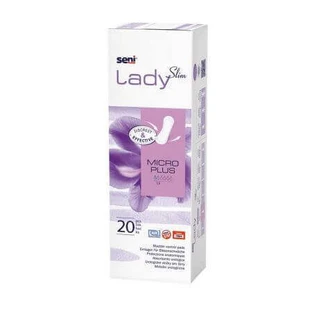 Урологические впитывающие прокладки Lady Slim Micro Plus, 20 штук, Грудь