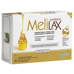 Мелилакс Педиатрик Aboca Melilax Pediatric микроклизмы с промелаксином для детей с рождения, 5 г x 6 шт.