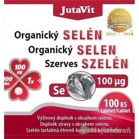 JutaVit Органический селен 100 мкг 1×100 табл, пищевая добавка: цены и характеристики