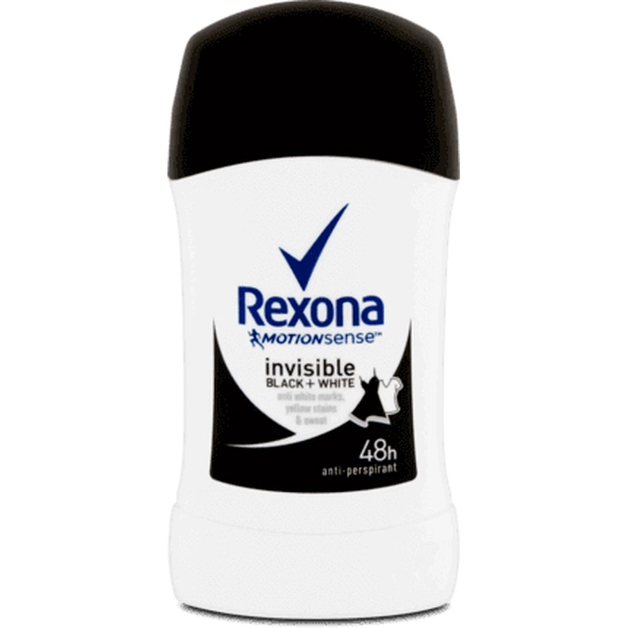 Дезодорант-стік Rexona Дезодорант-стік Invisible B&W, 40 мл: ціни та характеристики