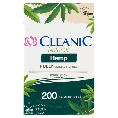 Cleanic Naturals Конопляные гигиенические палочки, 200 шт.: цены и характеристики