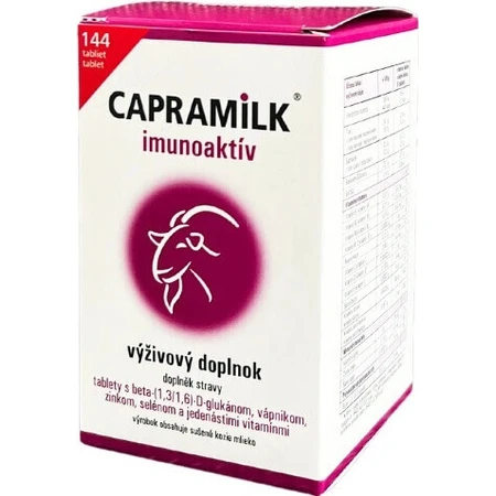 КАПРАМИЛК® иммуноактивный 1×144 шт, пищевая добавка: цены и характеристики