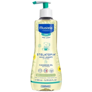 Олія Mustela Stelatopia освітлююча для шкіри, схильної до атопії 500 мл