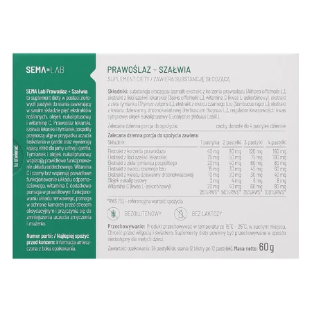 SEMA Lab Prawolaz + Shavia, 24 пастилки В УПАКОВКЕ: цены и характеристики