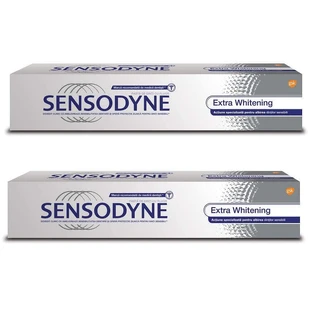 Sensodyne Экстра отбеливающая зубная паста Экстра отбеливающая Sensodyne, 100 мл + 100 мл, гск