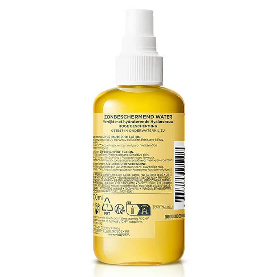 Сонцезахисна вода Vichy Capital Soleil Hydra із сонцезахисним фільтром SPF 30+, 200 мл: ціни та характеристики