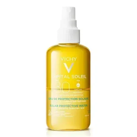 Сонцезахисна вода Vichy Capital Soleil Hydra із сонцезахисним фільтром SPF 30+, 200 мл: ціни та характеристики