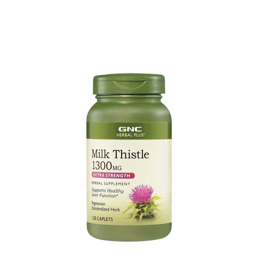 Gnc Herbal Plus Розторопша молочна Силімарин 1300 мг екстракт з насіння розторопші плямистої, 120 капсул: ціни та характеристики