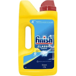 Стиральный порошок Finish PowerPowder, лимон 1,2 кг