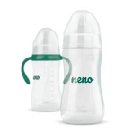 Neno Bottle, пляшечка проти кольок для годування та навчання пити, з соскою та дихальною трубкою, від 6 місяців, 300 мл: ціни та характеристики