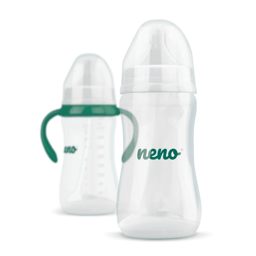 Neno Bottle, пляшечка проти кольок для годування та навчання пити, з соскою та дихальною трубкою, від 6 місяців, 300 мл: ціни та характеристики