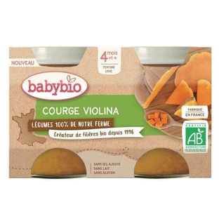 Тыквенное пюре Violina eco, +4 месяца, 2х130г Babybio